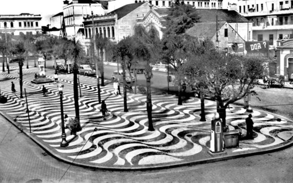 praca zacarias curitiba foto antiga