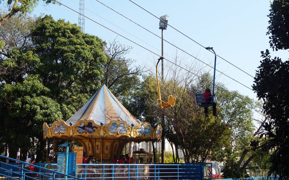 cidade da criança brinquedos teleférico