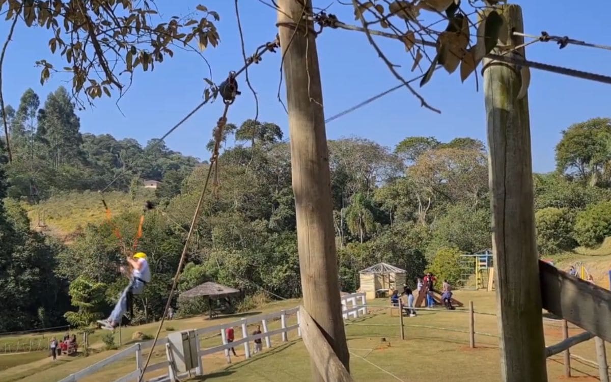 parque della vitoria atrações tirolesa