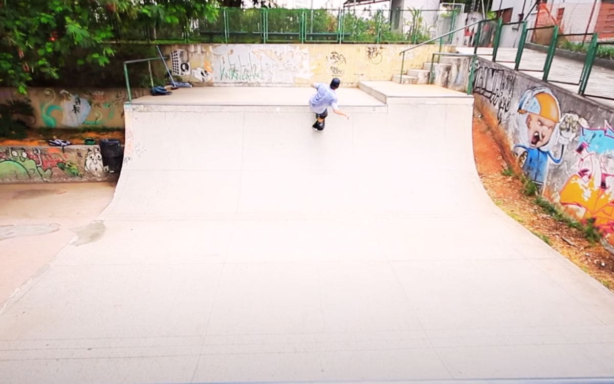 pista de skate no parque zilda natel