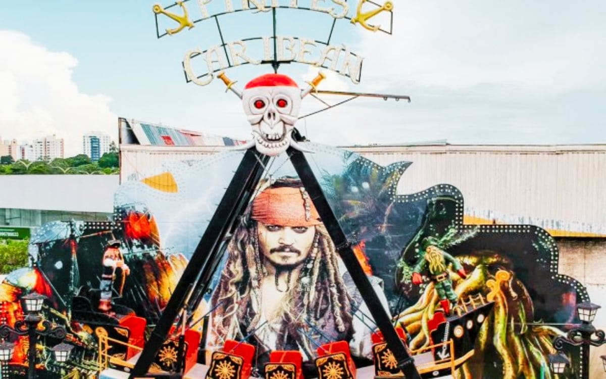 atrações mirage park: barco pirata