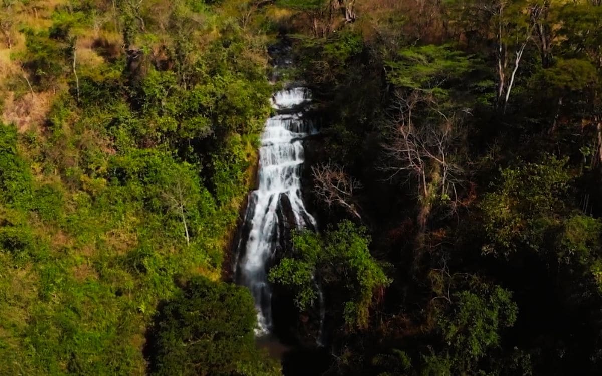 cachoeira no parque estadual do pau furado