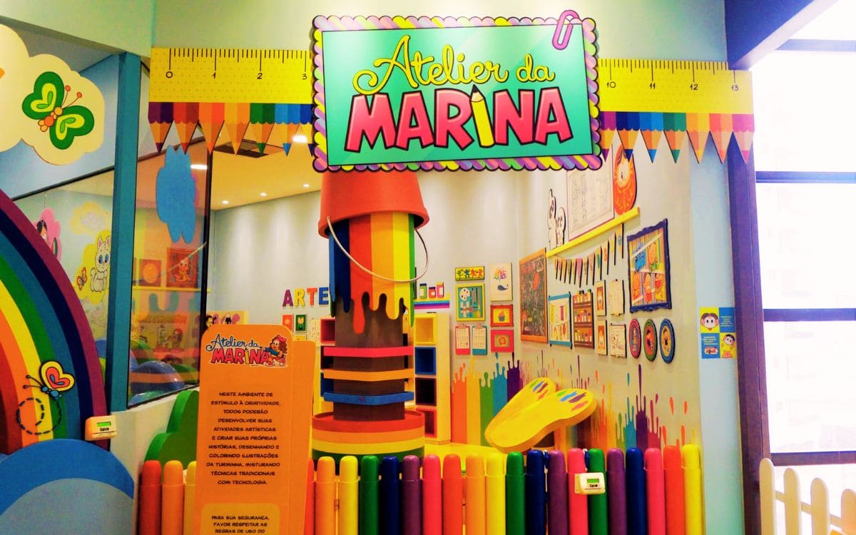 atelier da marina no parque estação turma da mônica