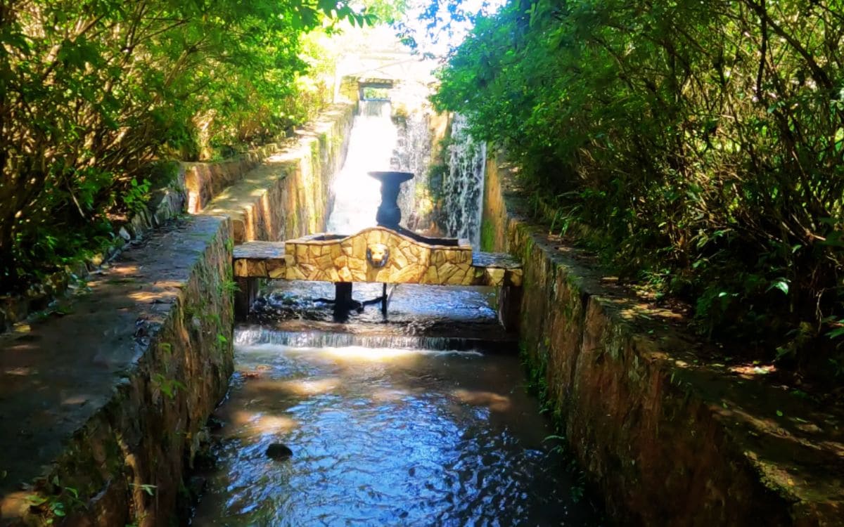 ponte do leão na estância hidromineral ouro fino