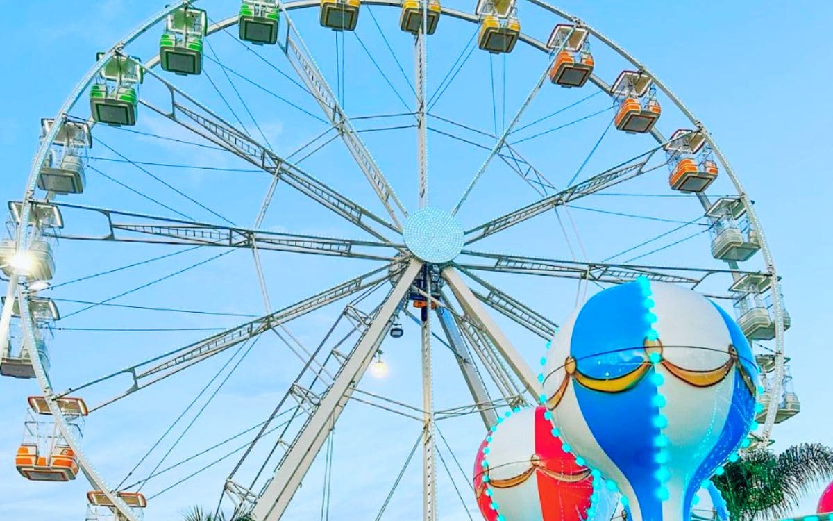 atrações park da cidade barigui: roda gigante