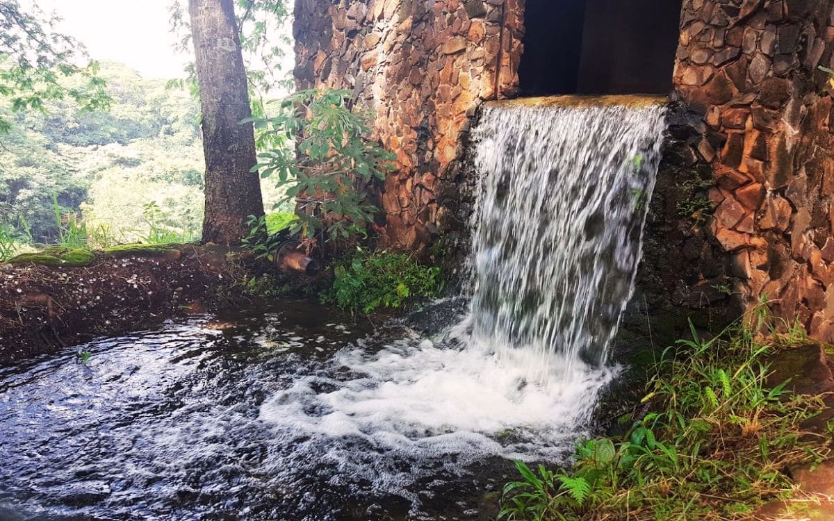 cachoeira no parque curupira