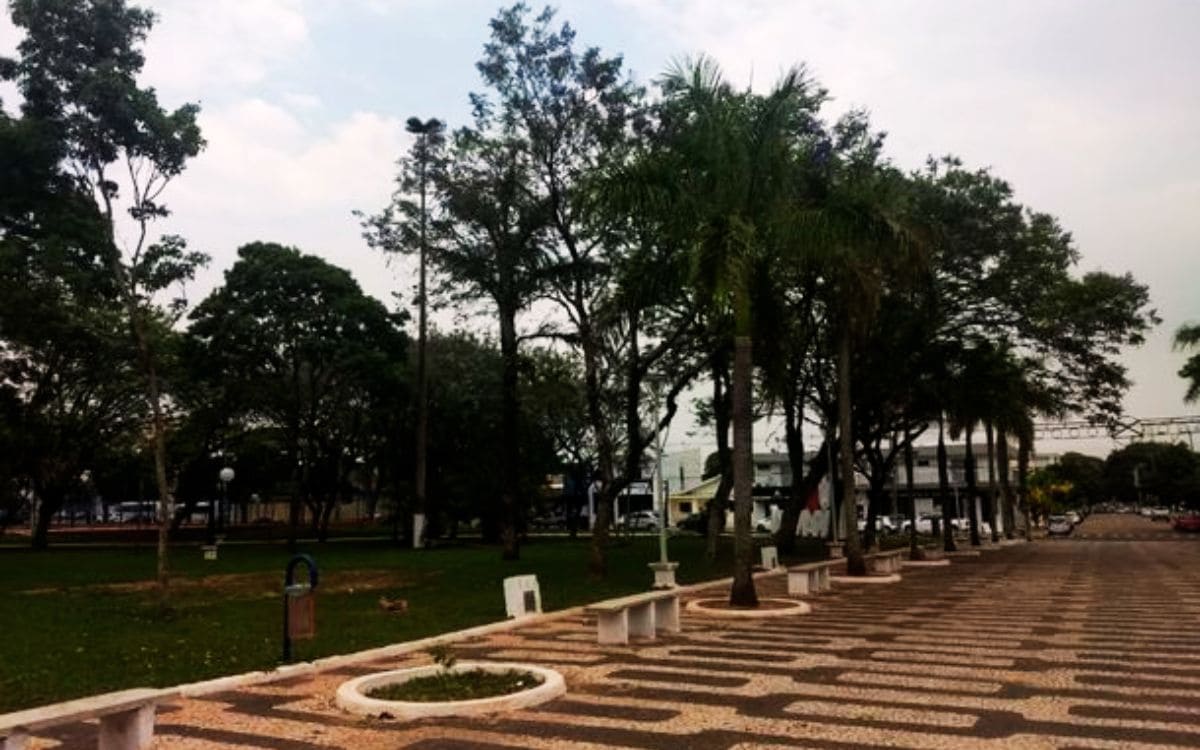 Praça dos Pioneiros em Paranavaí